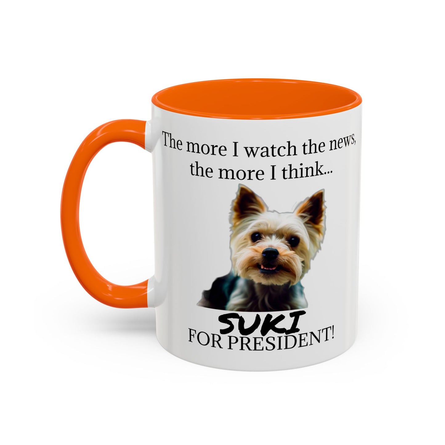 Suki for President - Accent Mug