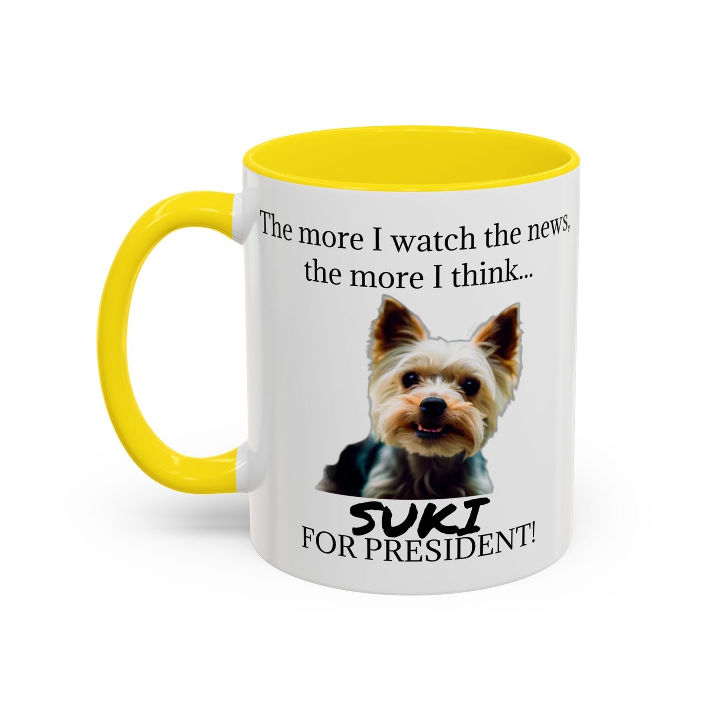 Suki for President - Accent Mug