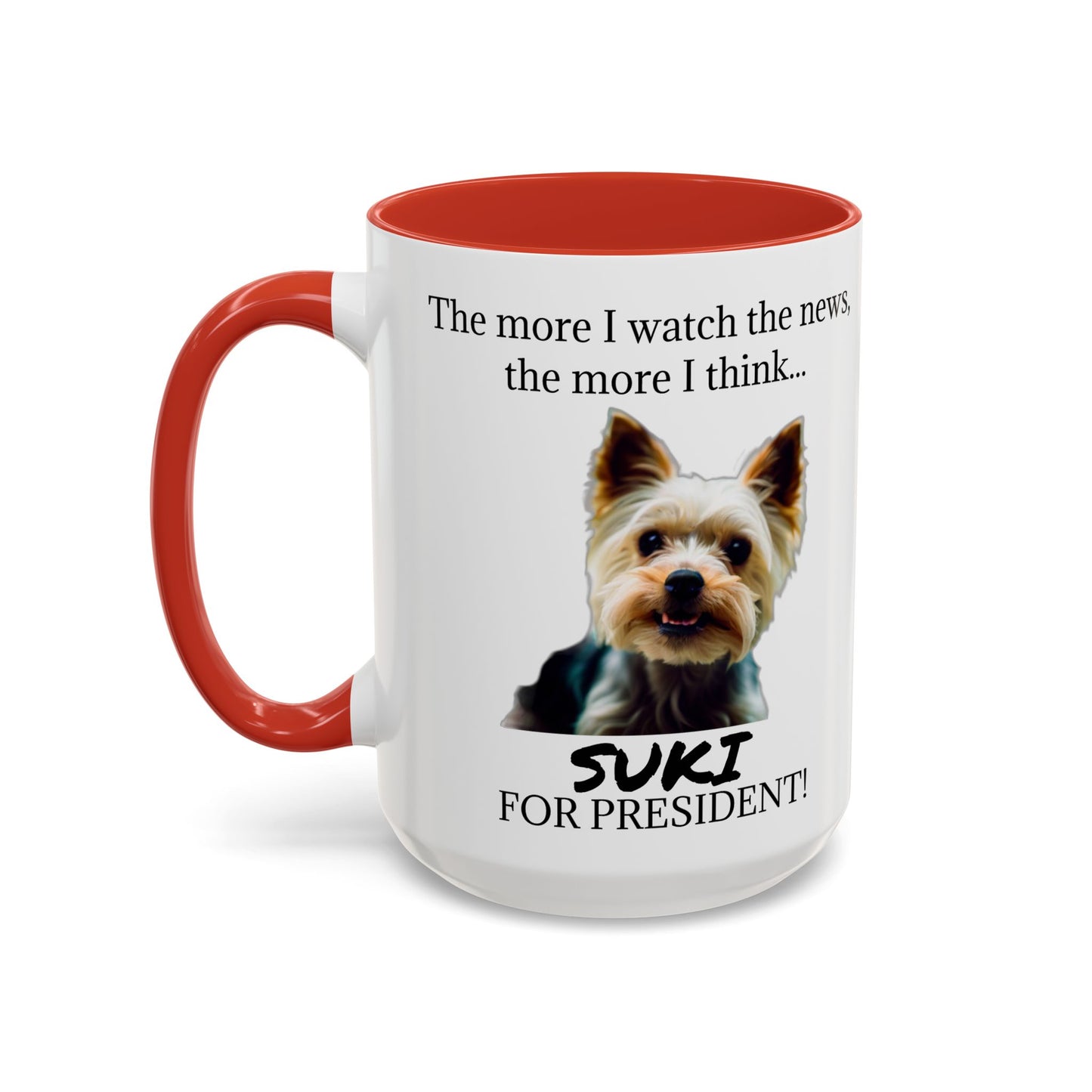 Suki for President - Accent Mug