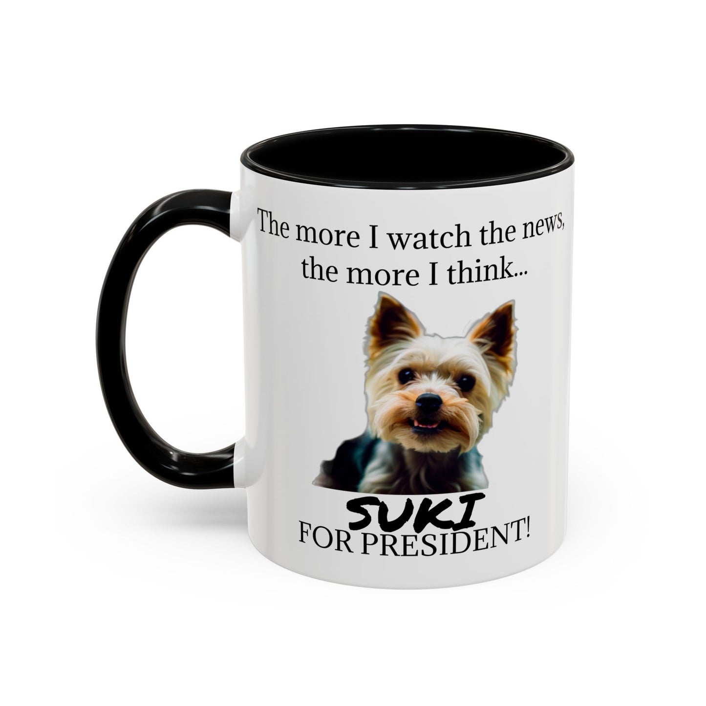 Suki for President - Accent Mug
