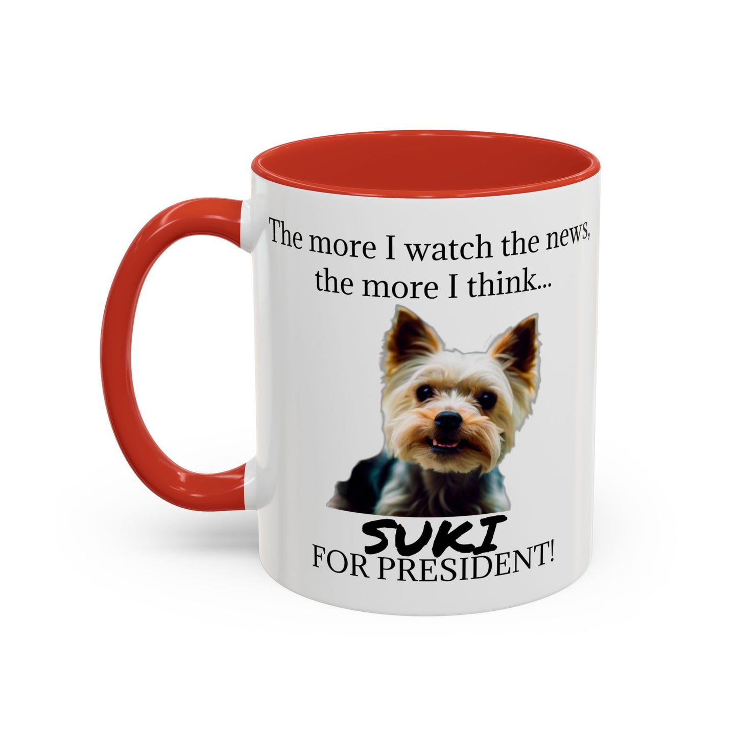Suki for President - Accent Mug