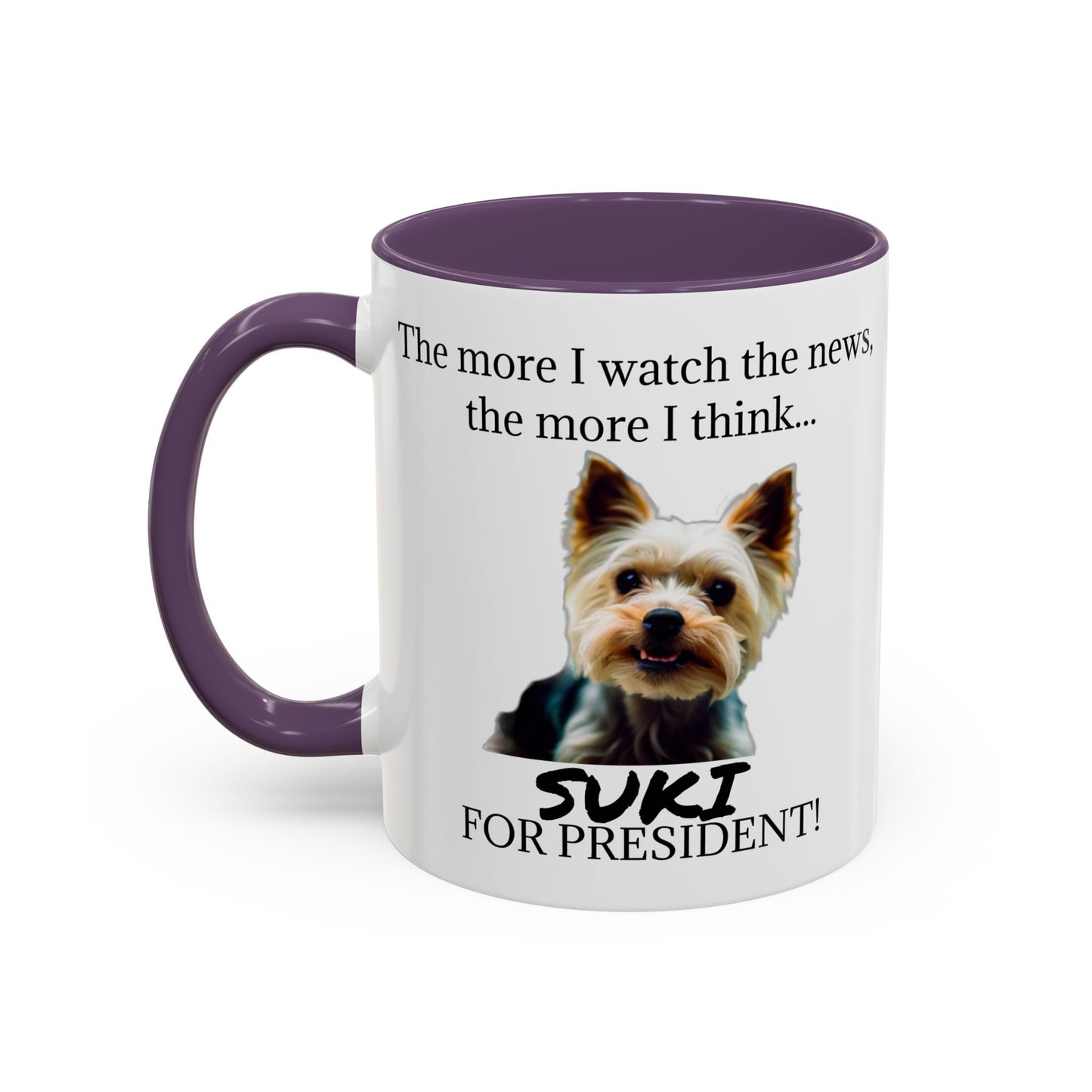 Suki for President - Accent Mug