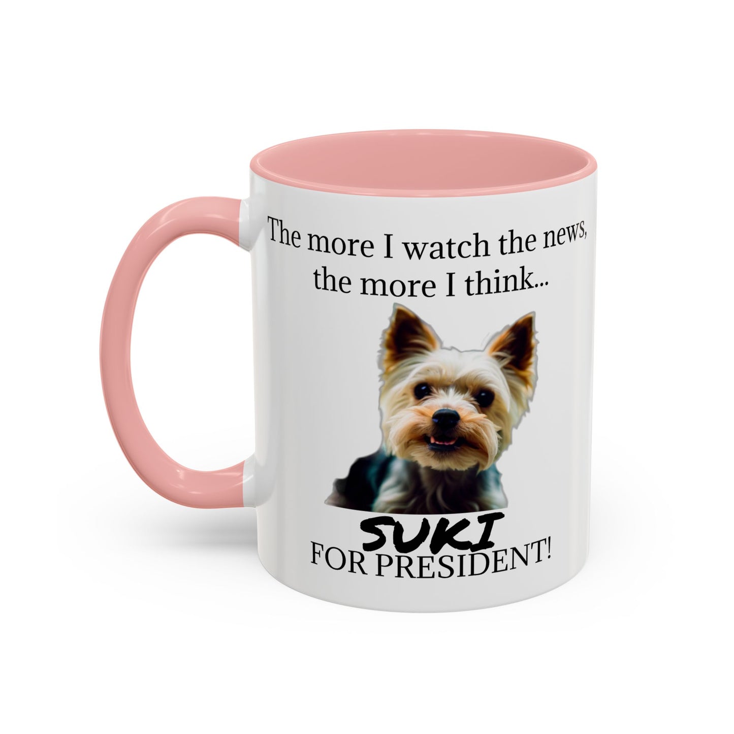 Suki for President - Accent Mug