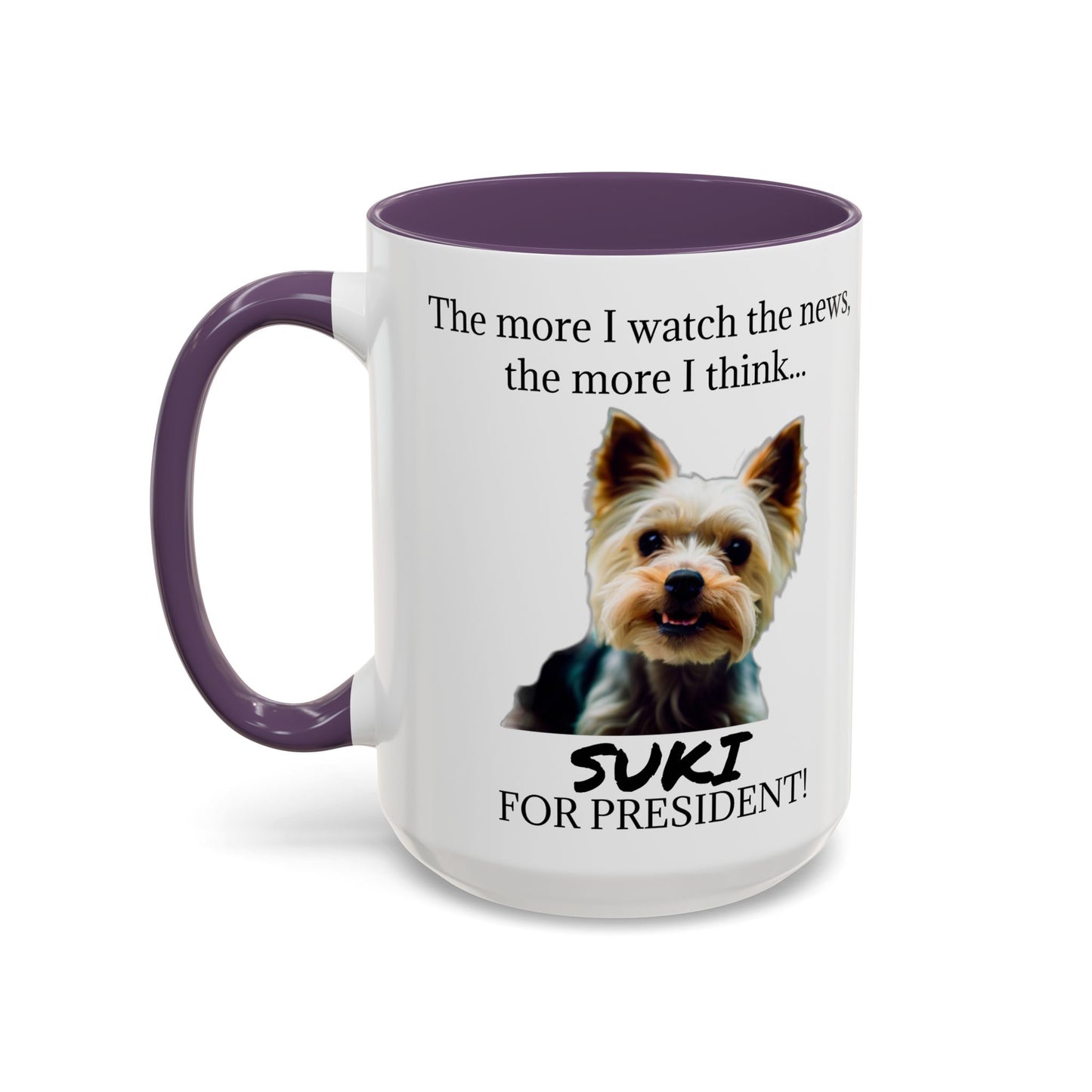 Suki for President - Accent Mug