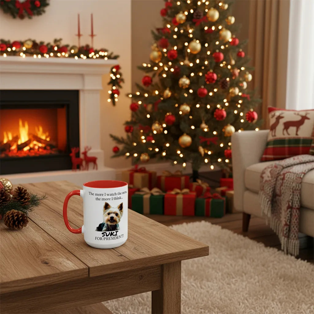 Suki for President - Accent Mug