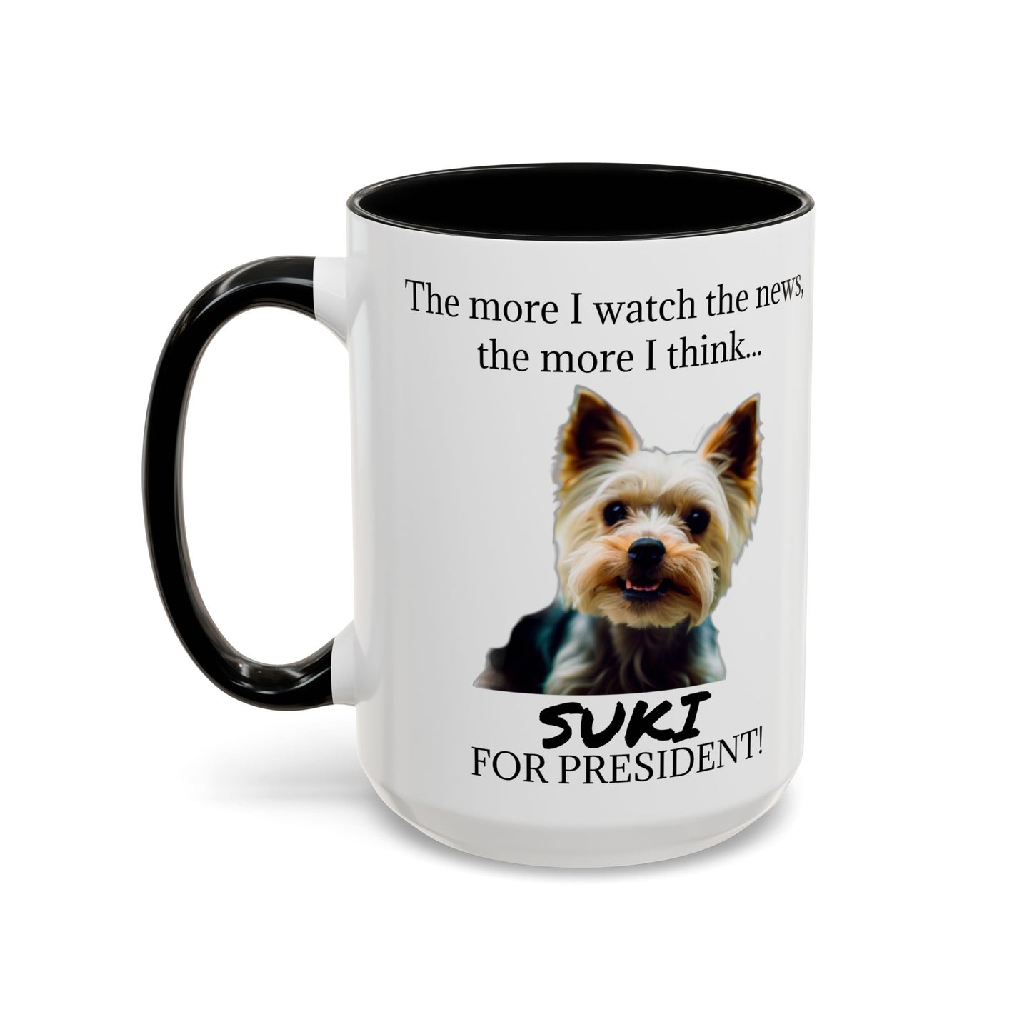 Suki for President - Accent Mug