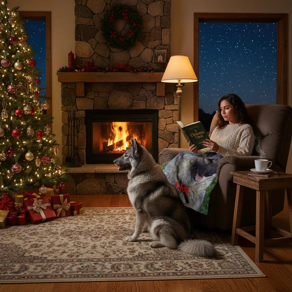 Fleece Blanket with Custom Pet Photo - Wrap Yourself in Love